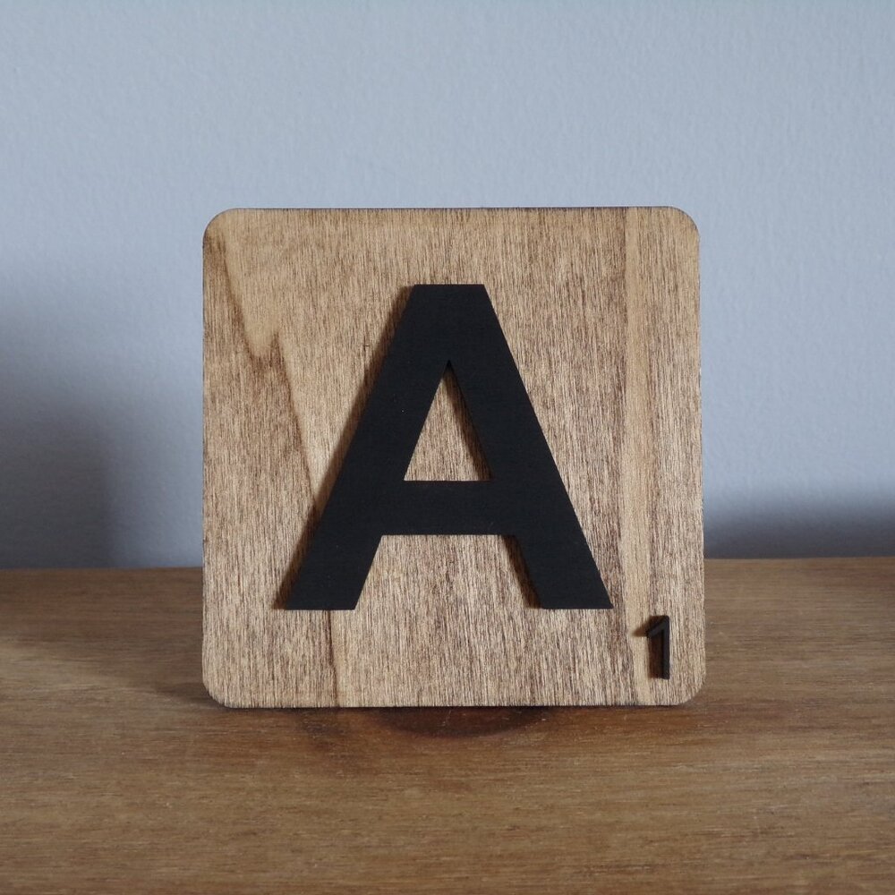 Wall Scrabble Tiles - Picture 7 of 9
